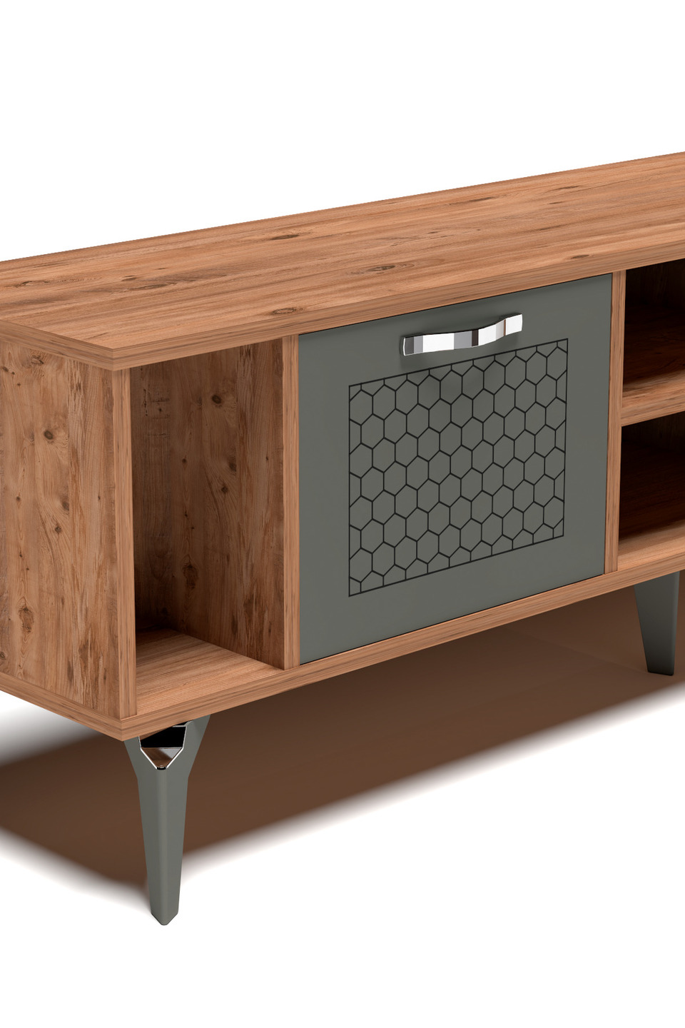 Linya Tv-meubel met zilveren details 8