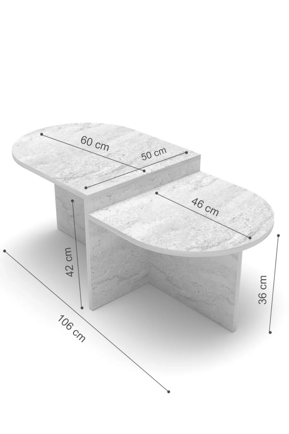 Setro Conjunto de mesa y mueble de TV 5