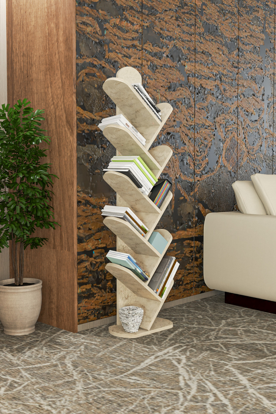 Libreria a 10 ripiani 4