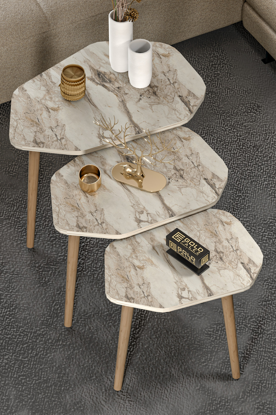 Trio Nesting Table Set 5