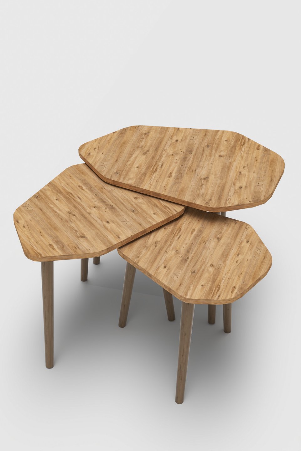 Trio Nesting Table Set 7