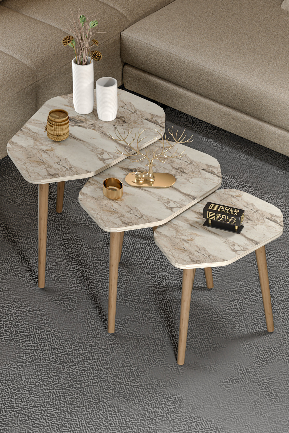 Trio Nesting Table Set 2