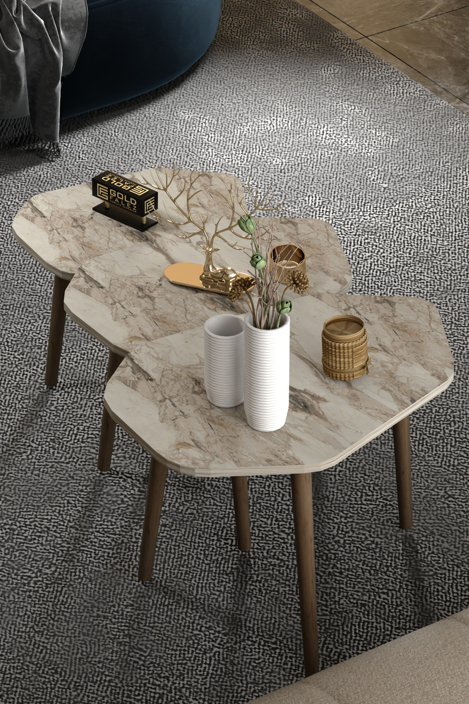 Trio Nesting Table Set 4