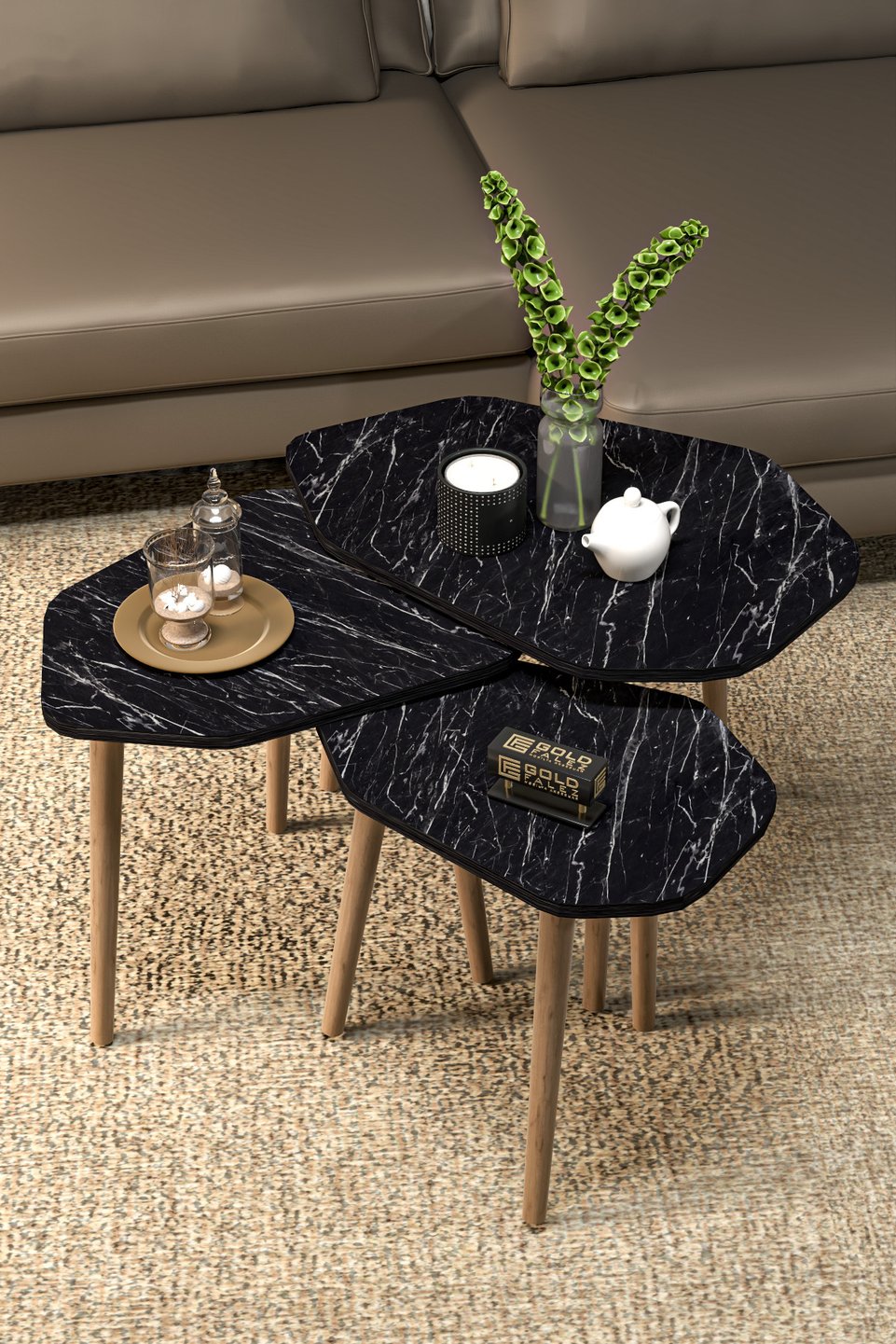 Trio Nesting Table Set 4