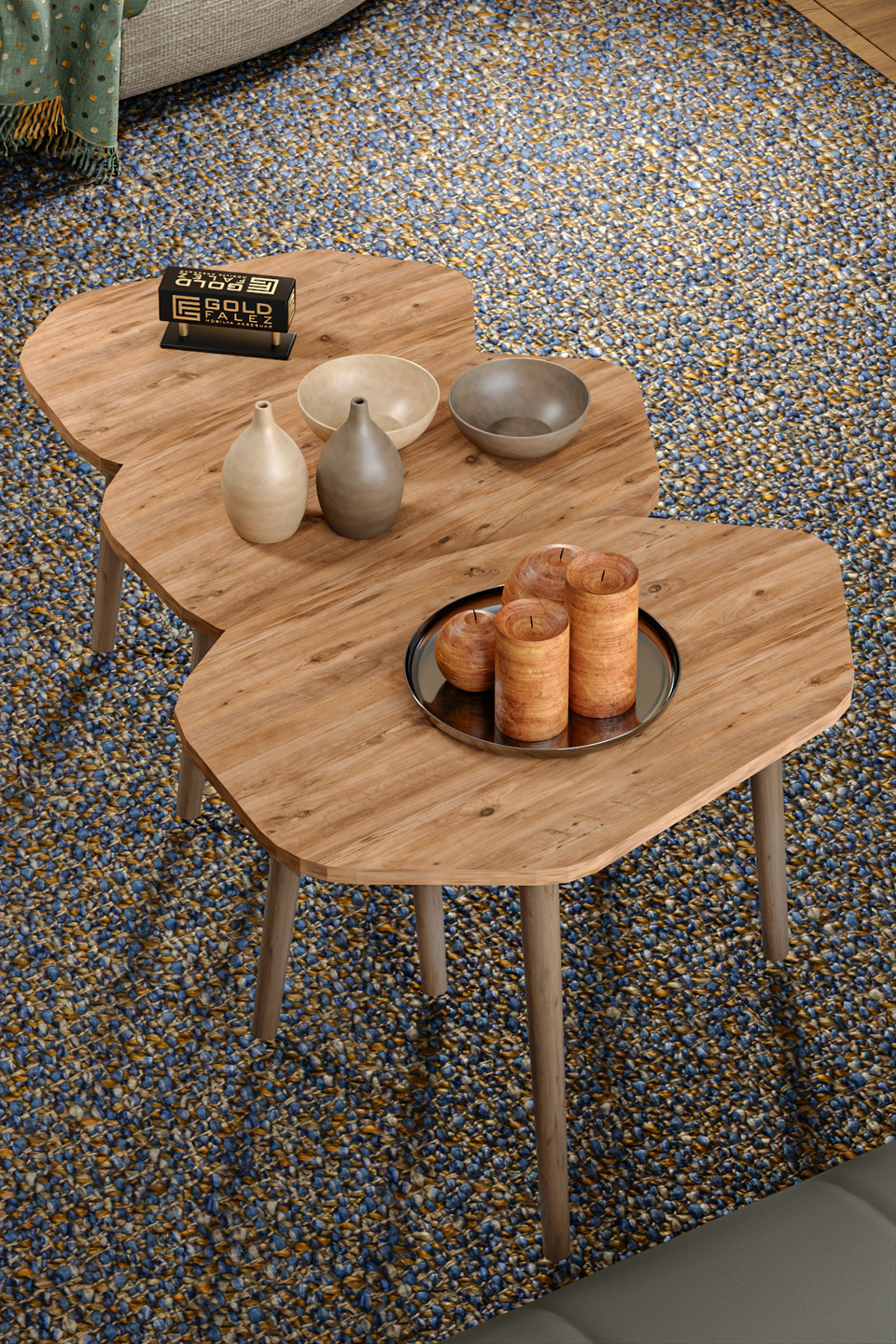 Trio Nesting Table Set 5