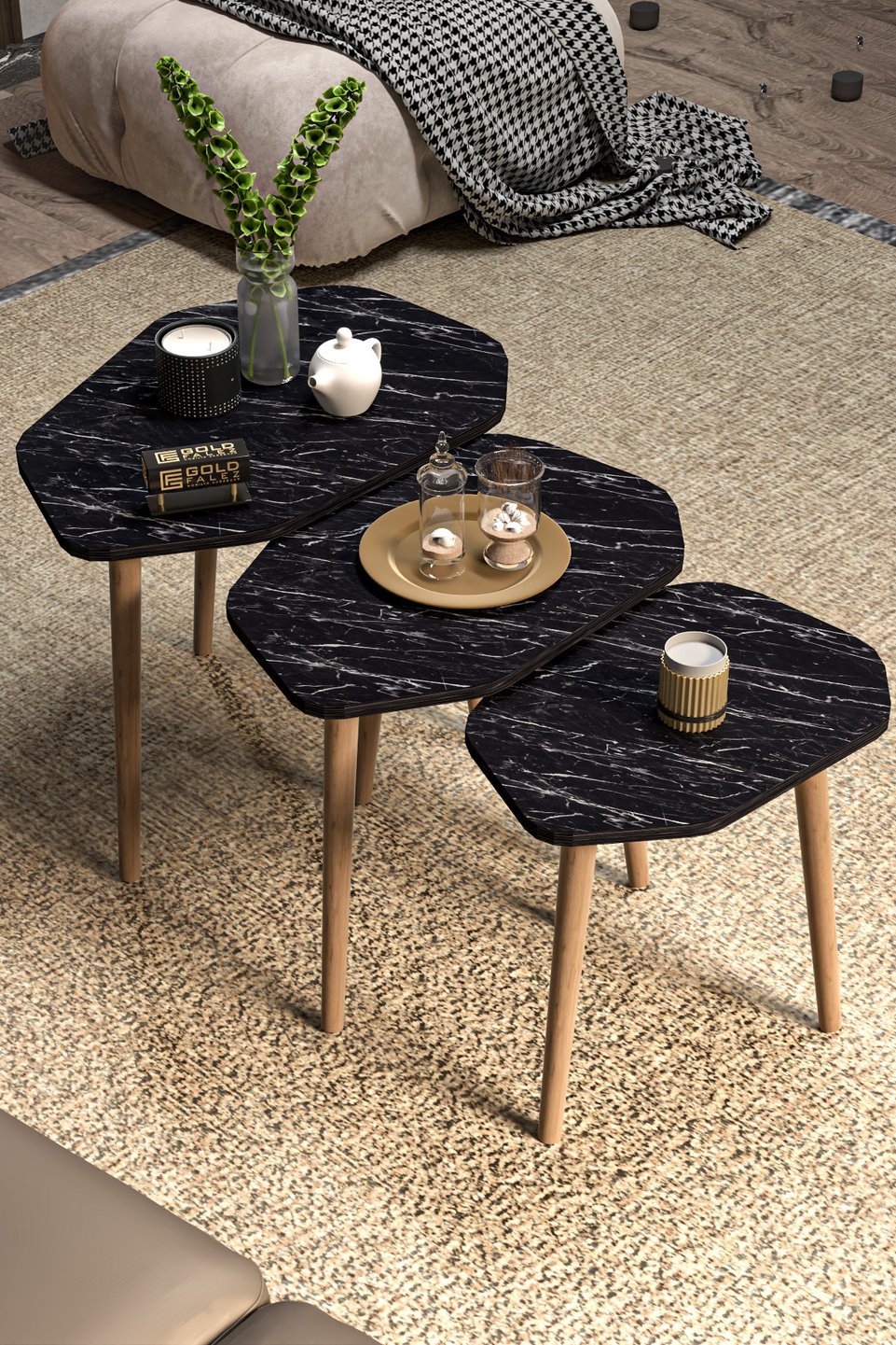 Trio Nesting Table Set 2