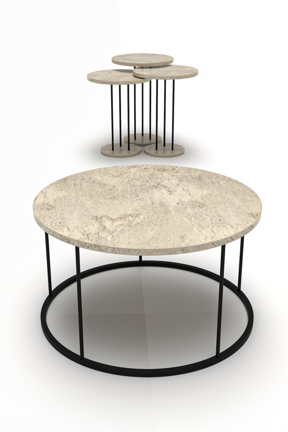 Terra Set di tavolini da salotto 6