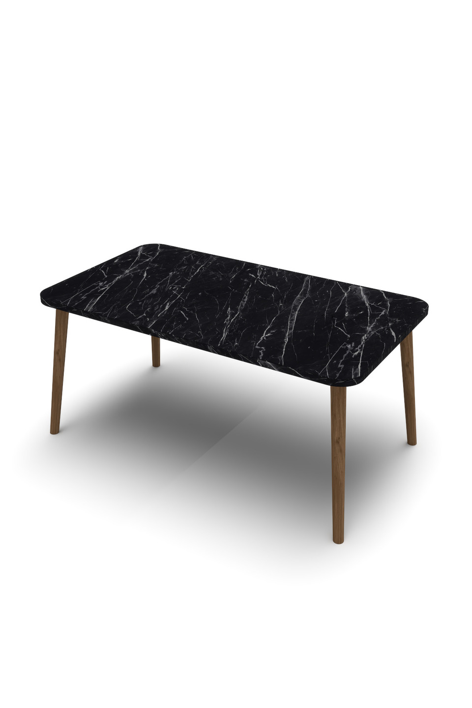 Mesa de centro cuadrada con patas torneadas 7