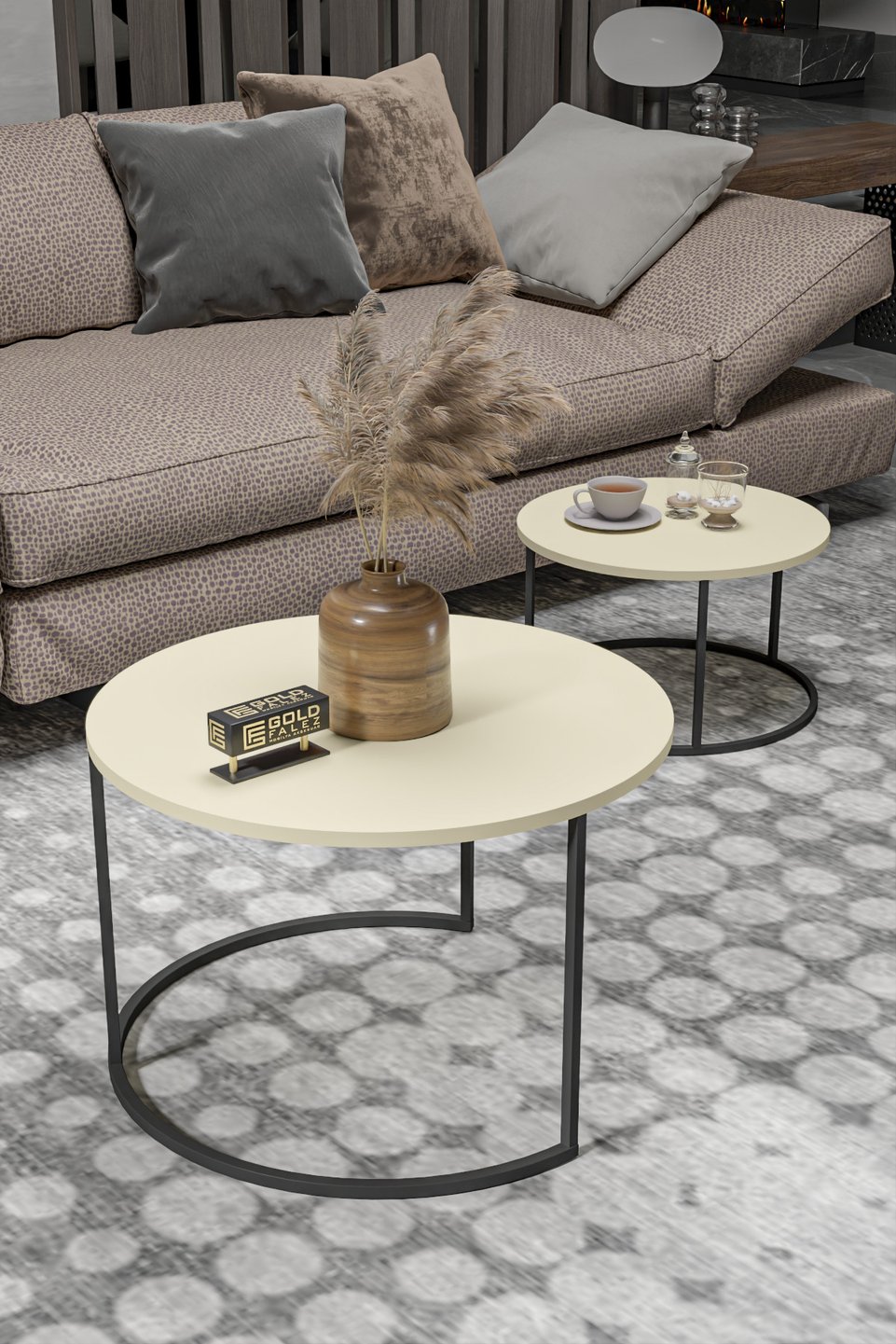 Bade Set di tavolini da salotto 4