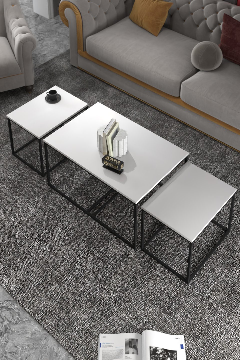 Flora Salontafel- en nesttafelset 6