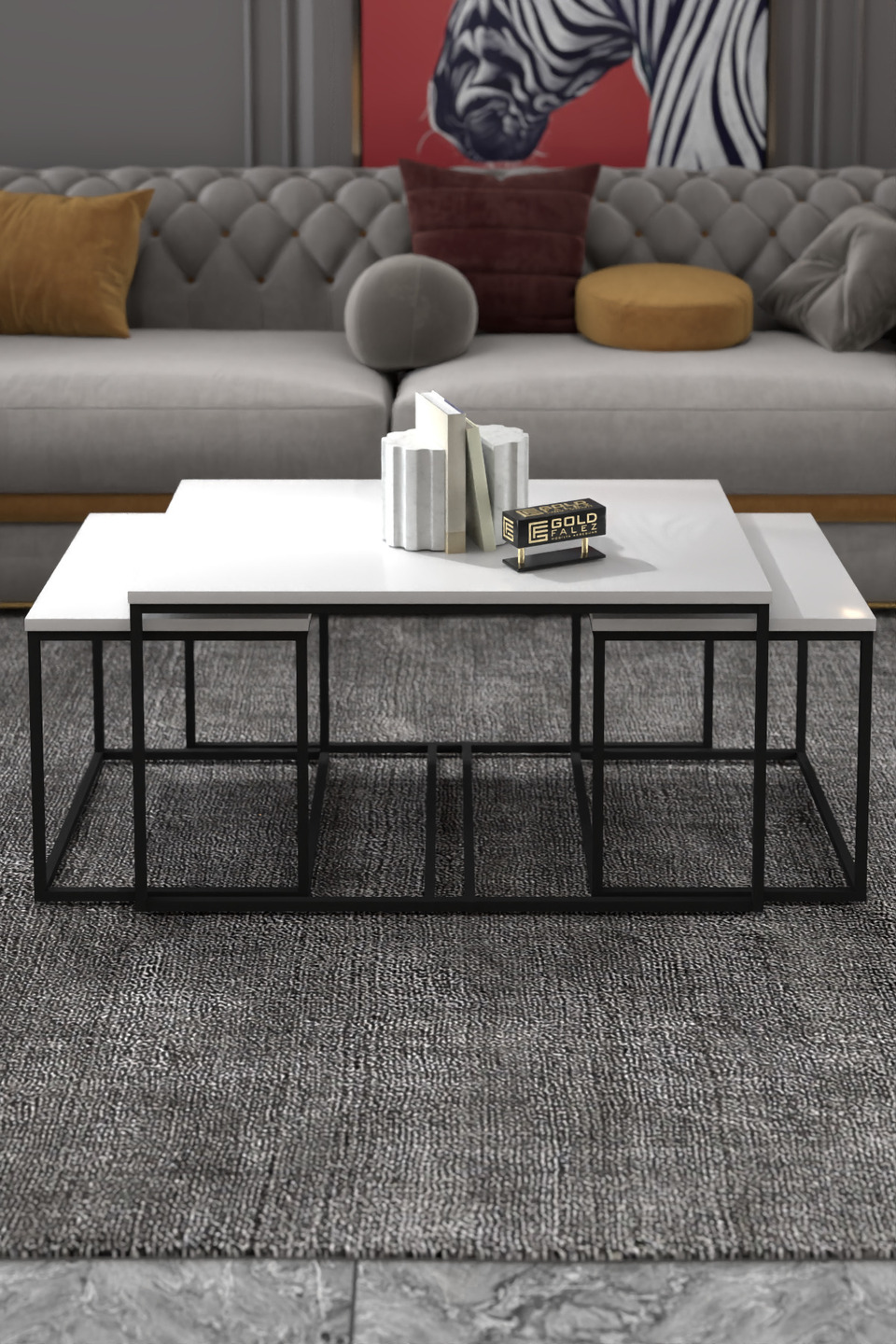 Flora Salontafel- en nesttafelset 3
