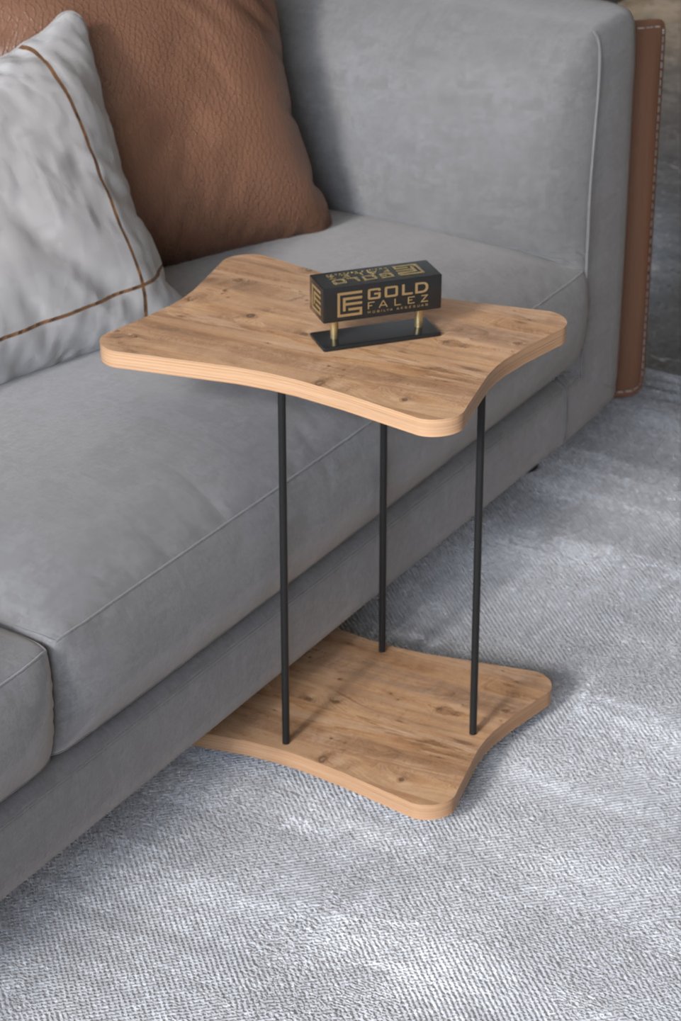 Wheeled Side Serving Table 3