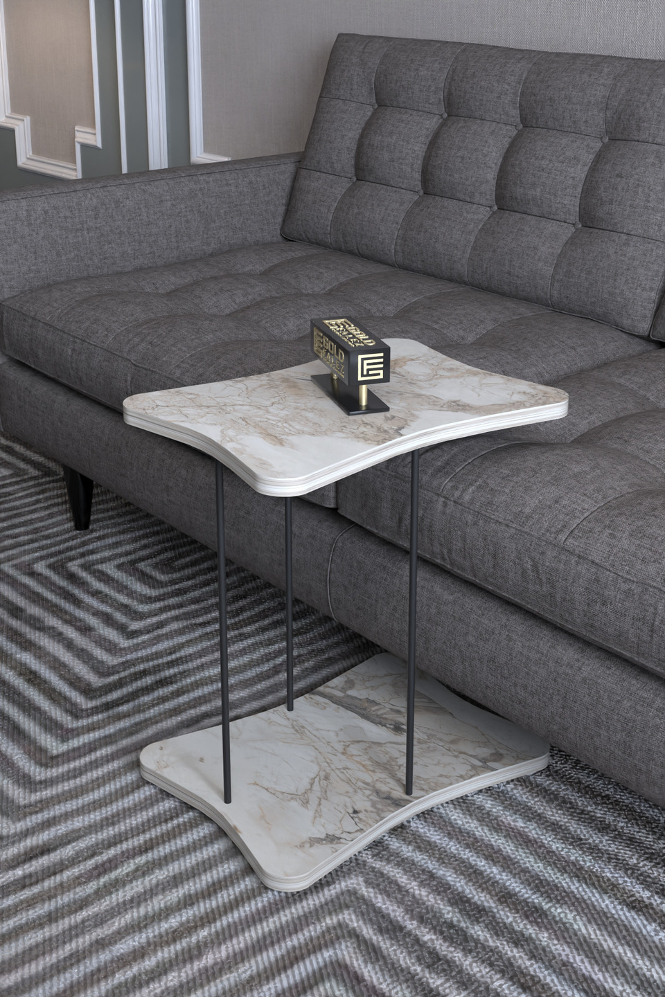 Wheeled Side Table 2