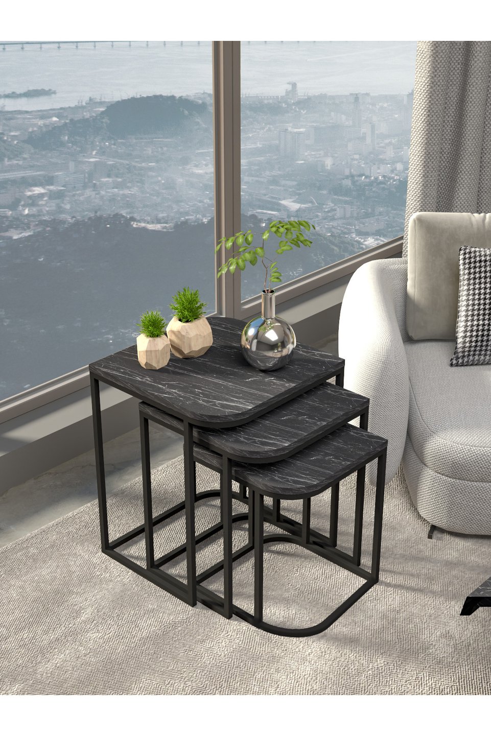 Damla Salontafel- en nesttafelset 5