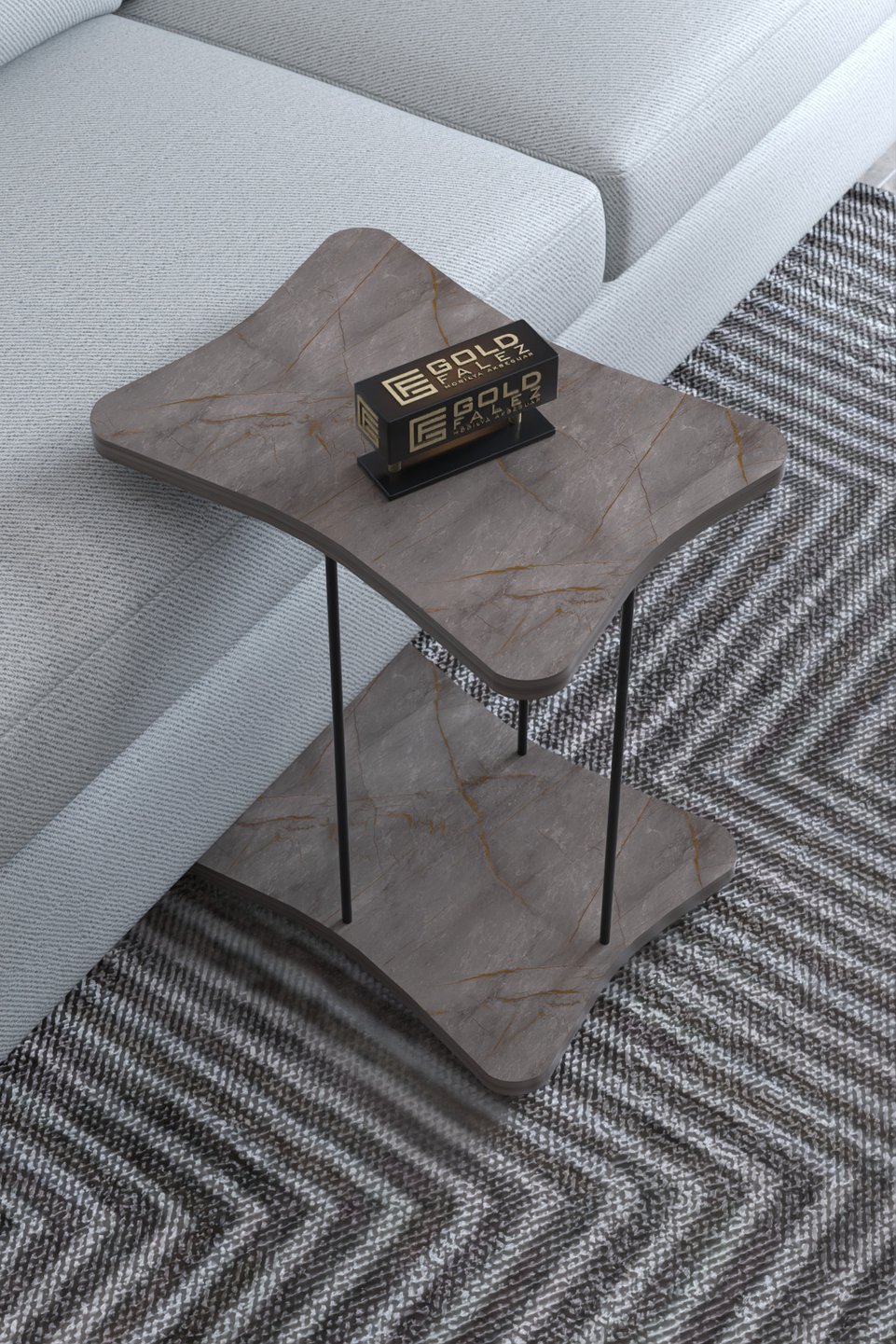 Wheeled Side Table 3