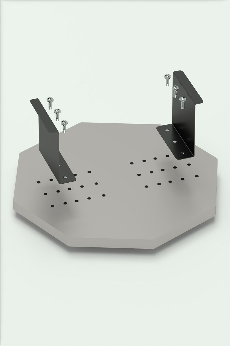 Mesa auxiliar en C ajustable 6