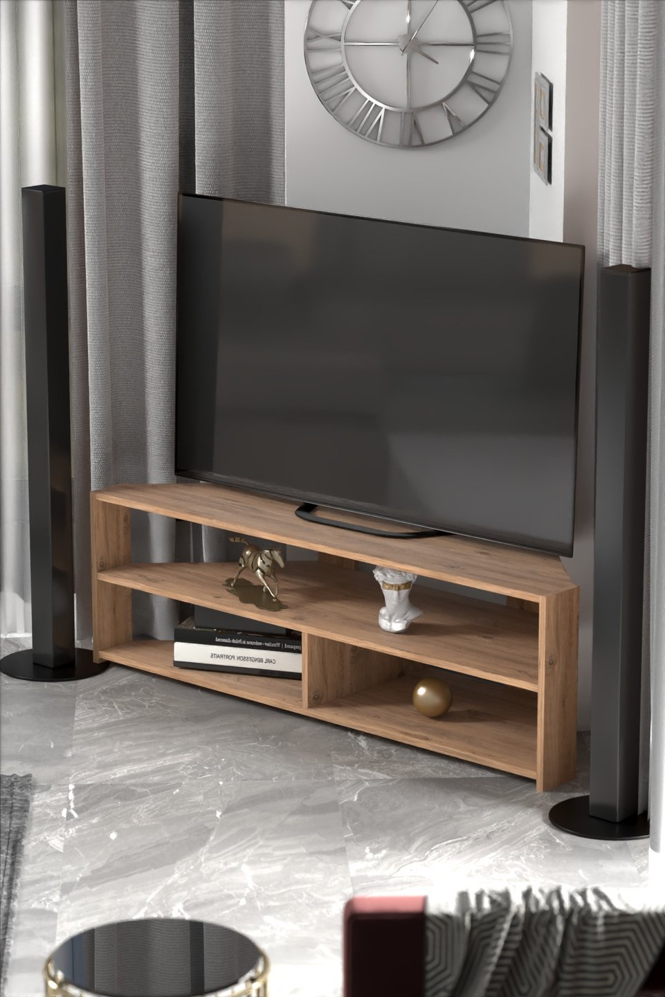 Mueble de TV esquinero 2