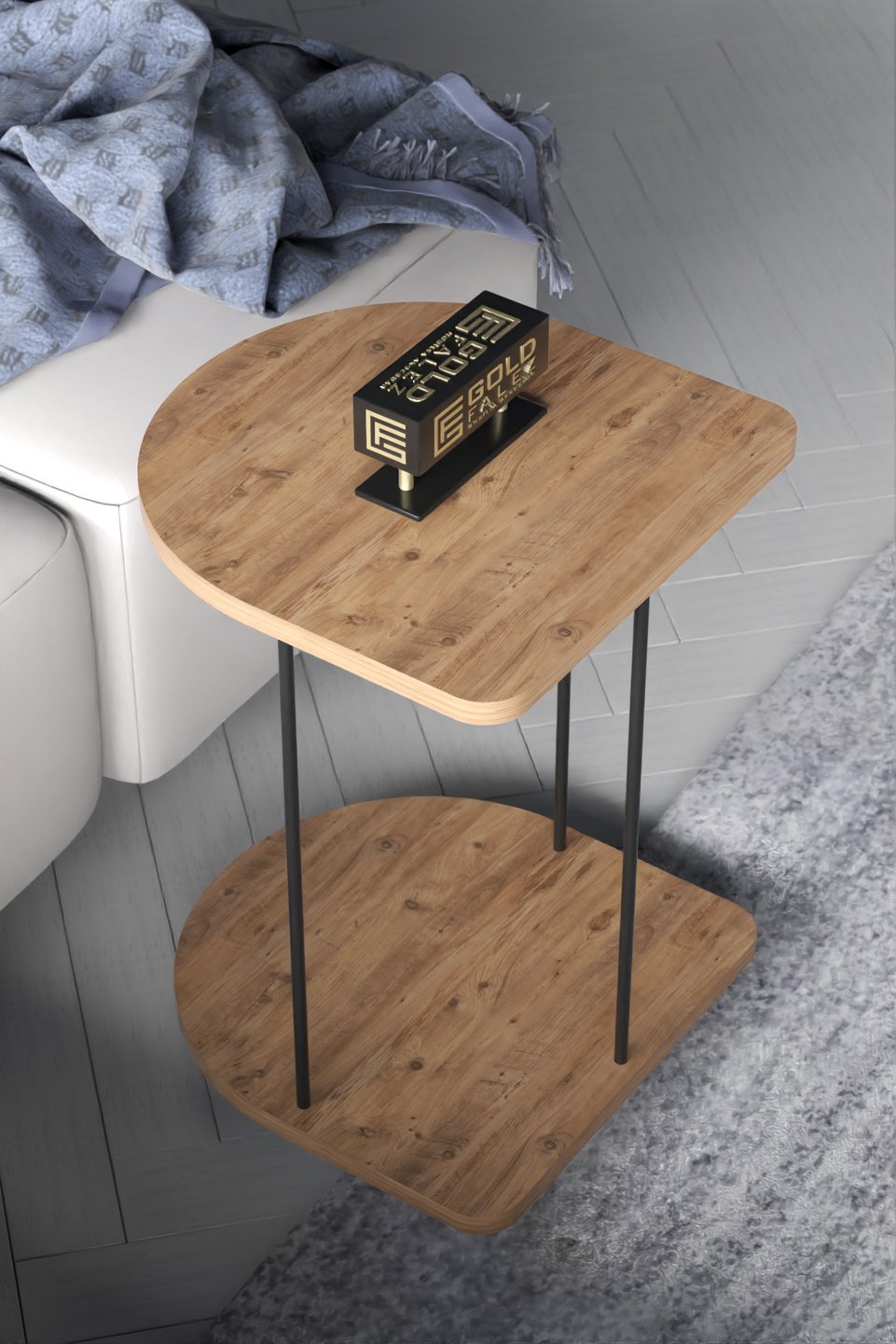 Mesa auxiliar con ruedas 4