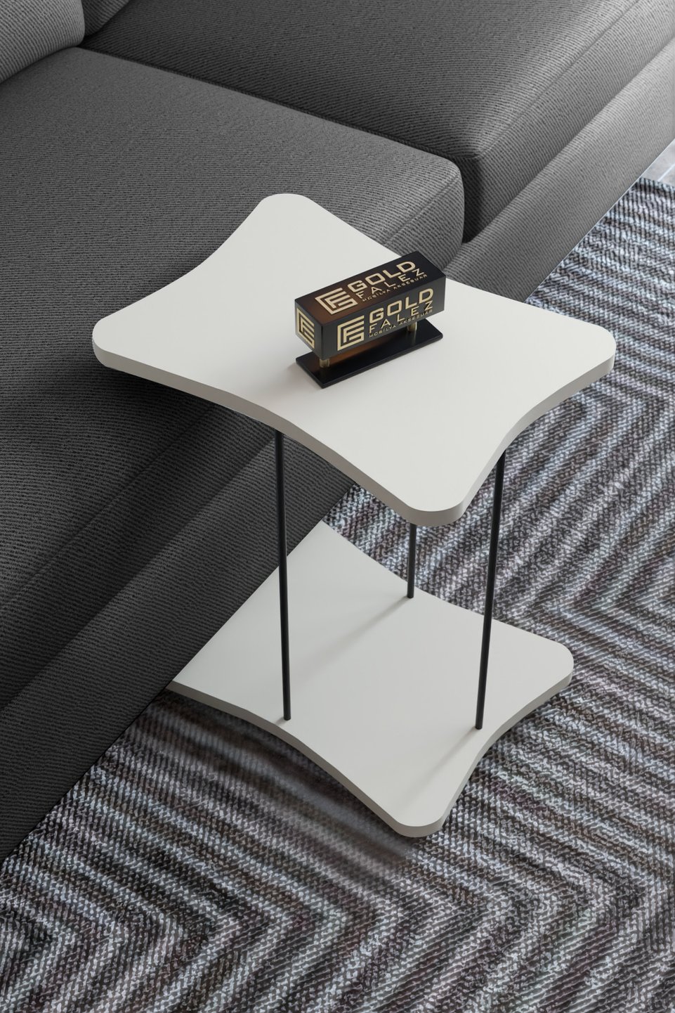 Wheeled Side Table 2