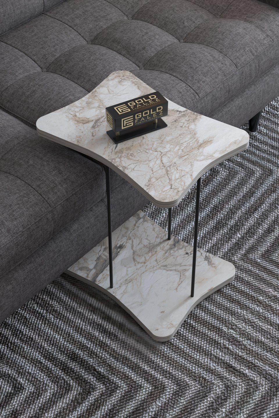 Wheeled Side Table 3