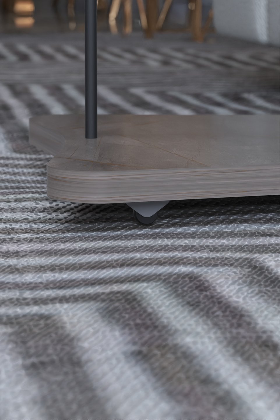 Wheeled Side Table 4