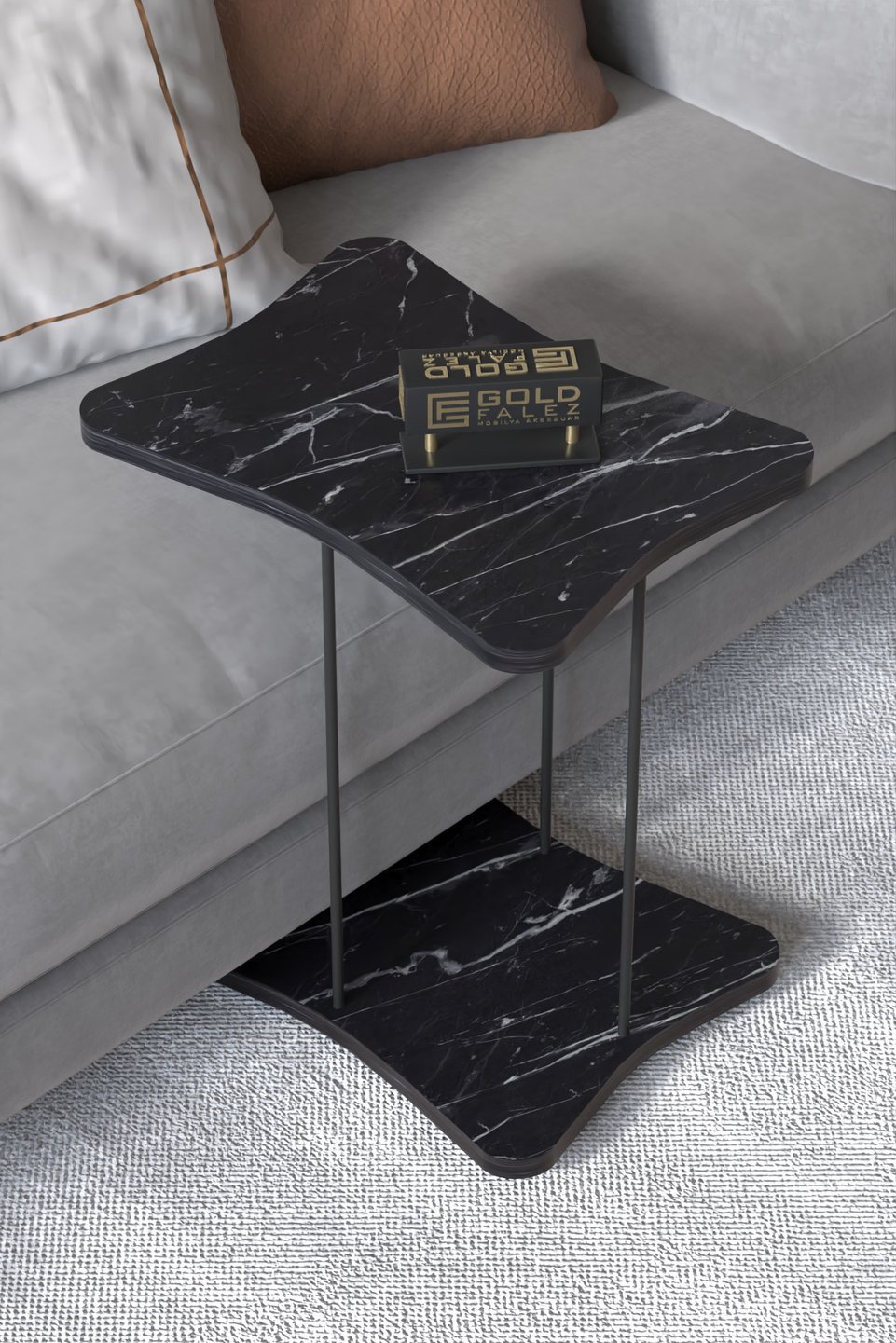 Wheeled Side Table 4