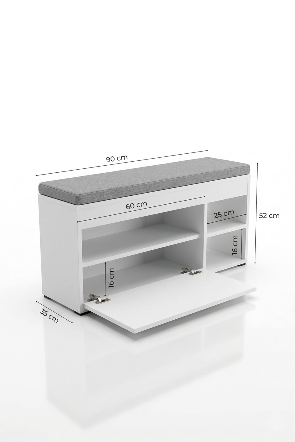 Puflu Ayakkabılık Bench 6