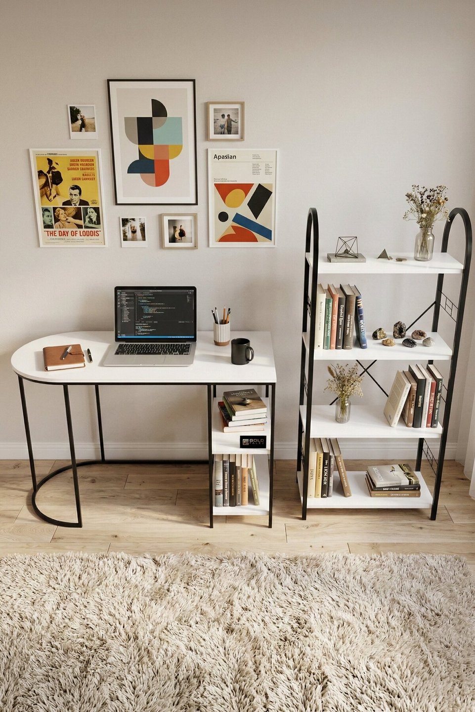 Set scrivania e libreria 4