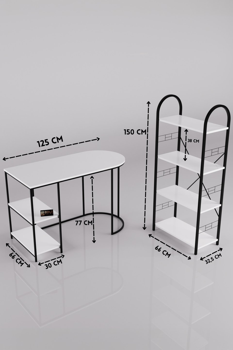 Set scrivania e libreria 6