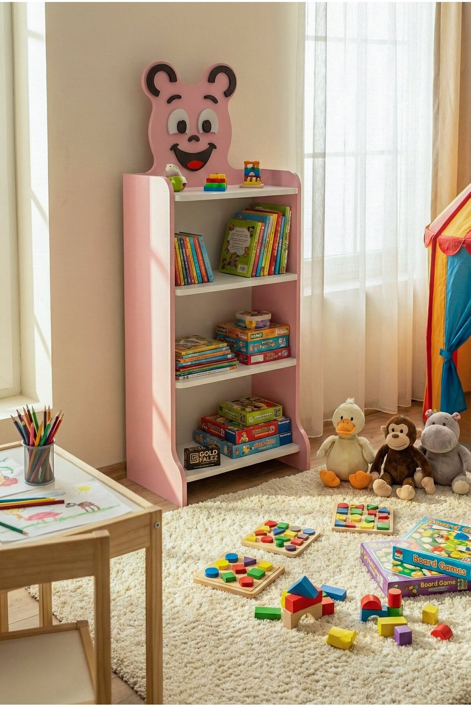 Happy Face Libreria per bambini – Rosa