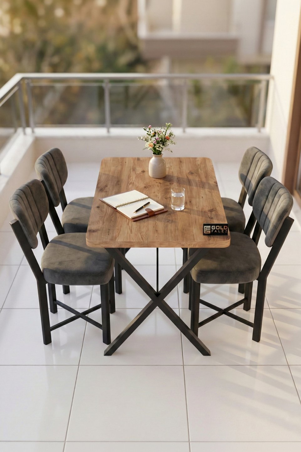 Elma Set tavolo da cucina 5