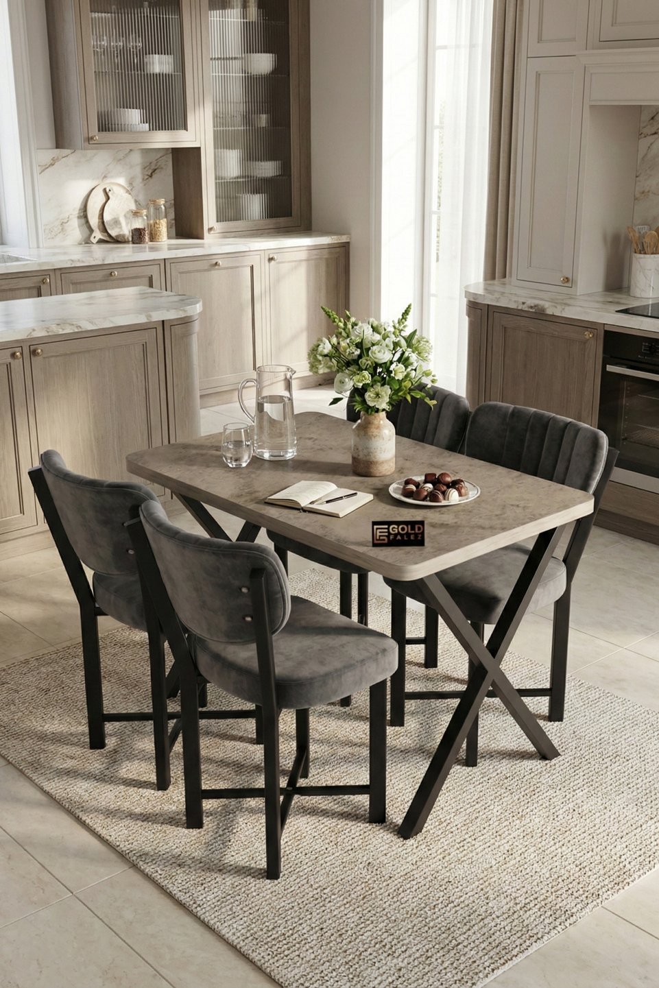 Elma Conjunto de mesa de cocina 2