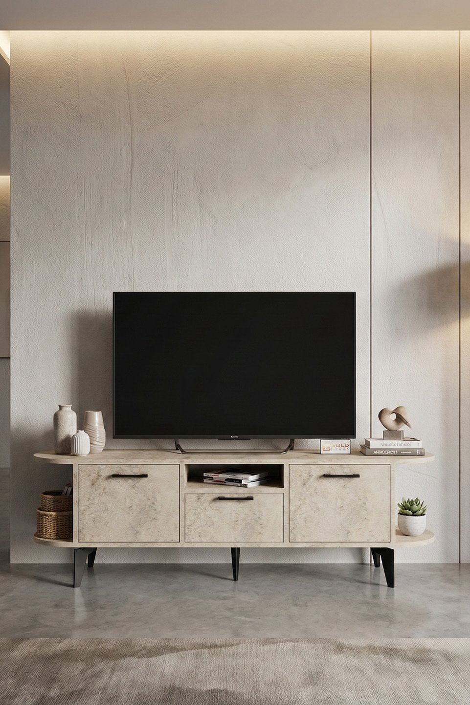 Mira Soporte de TV – Crudo