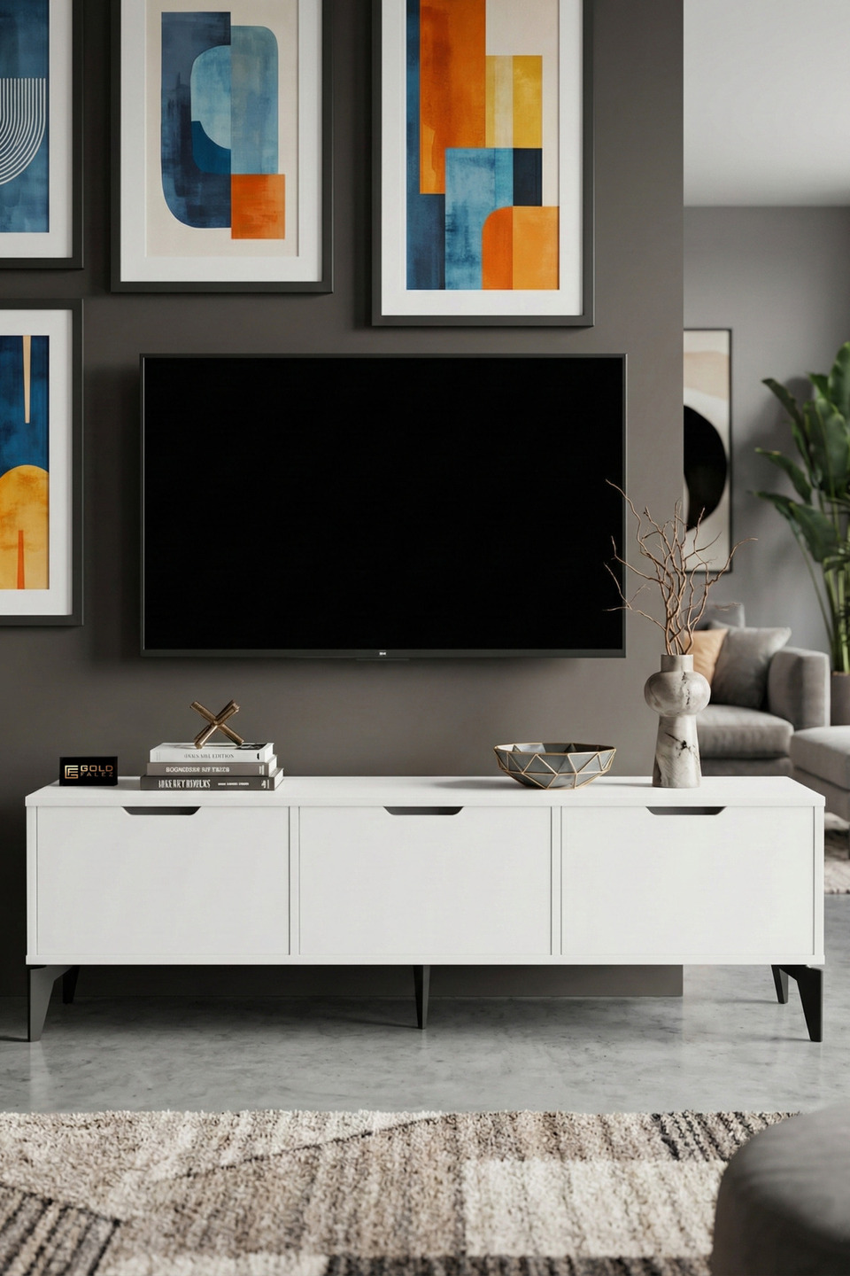 Royal Porta TV – Bianco