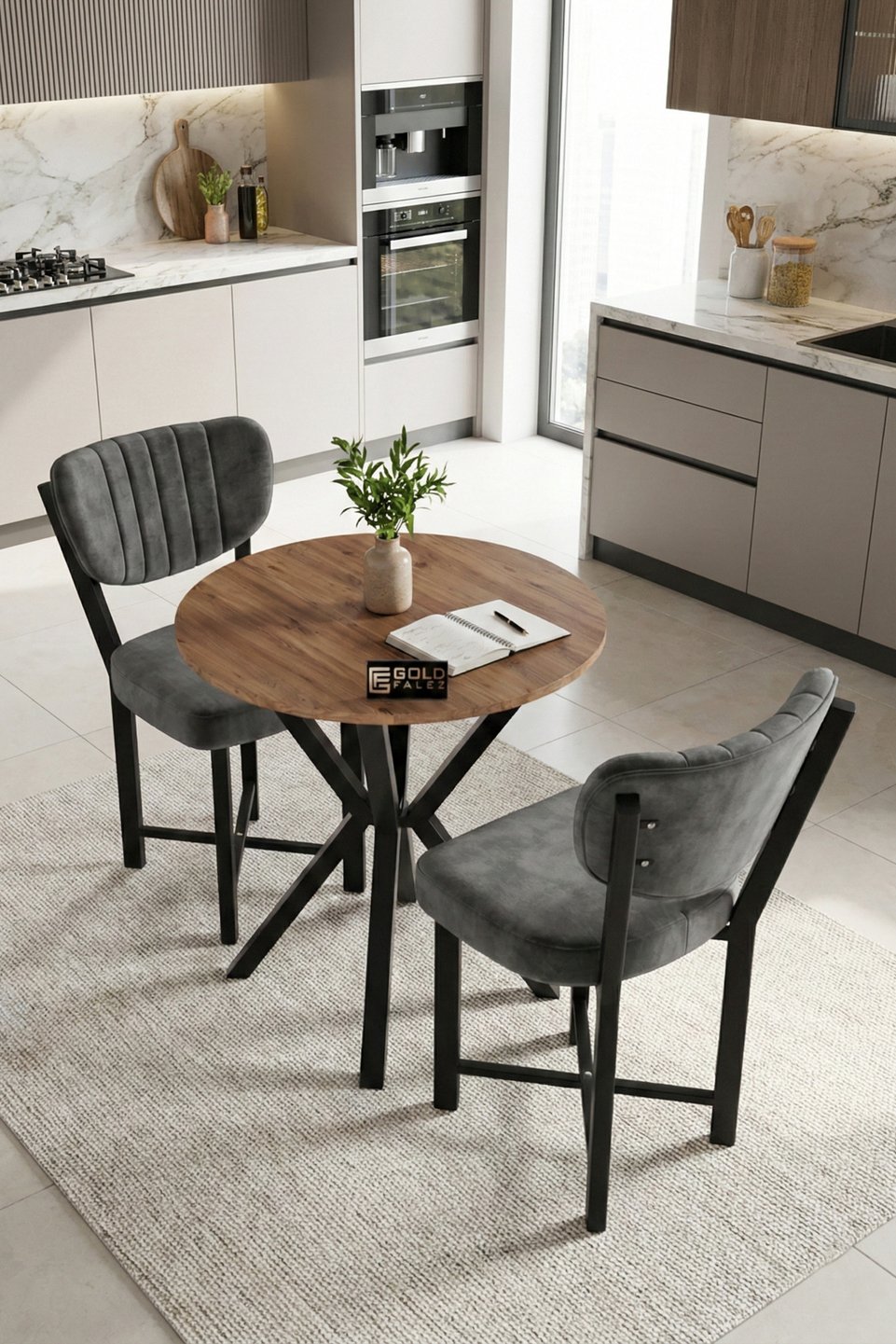 Elma Conjunto de mesa de cocina 3