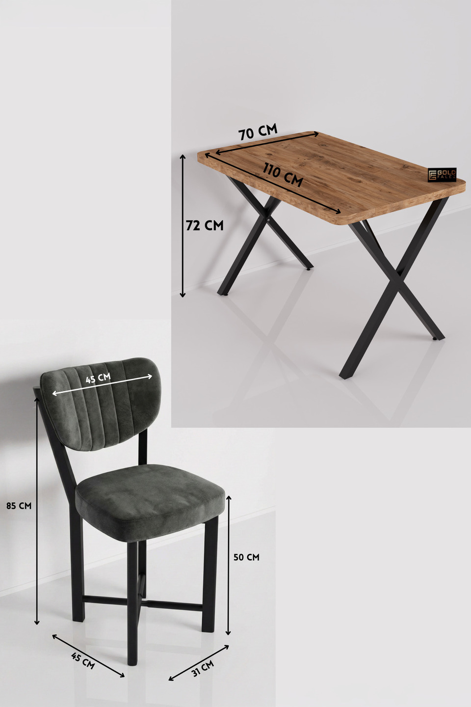 Elma Set tavolo da cucina 2