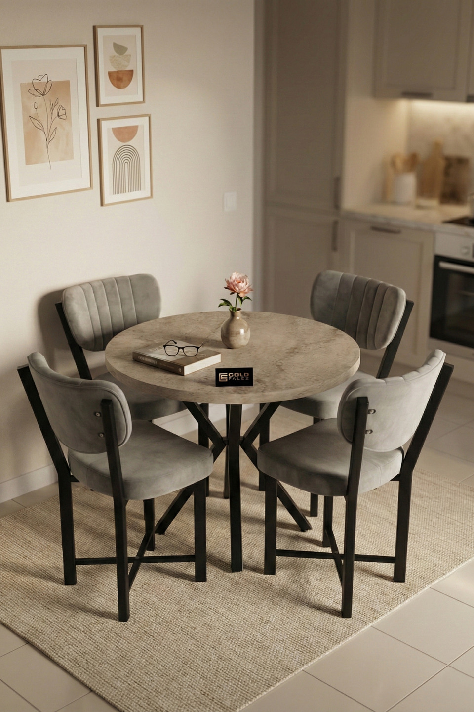 Elma Set tavolo da cucina 5