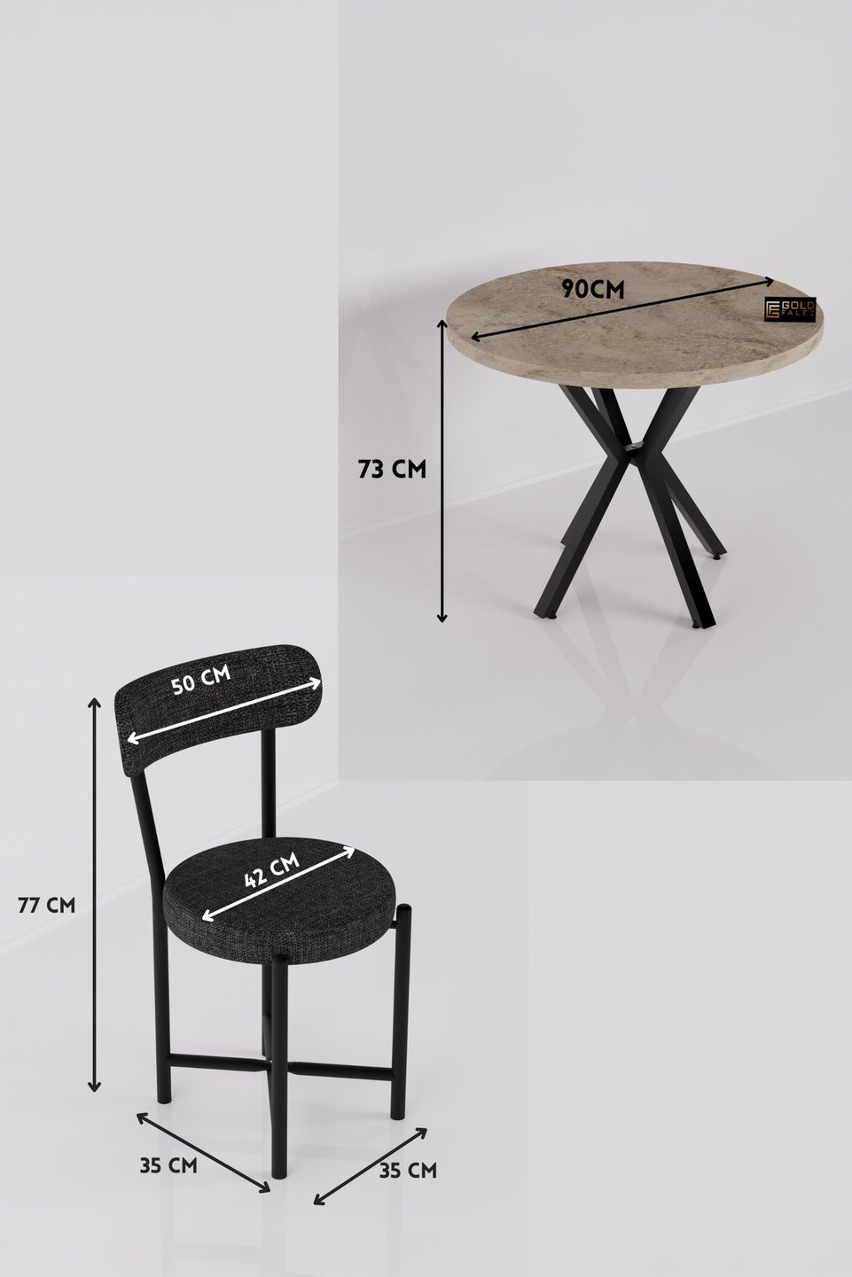 Teddy Ensemble table et chaises de cuisine 5