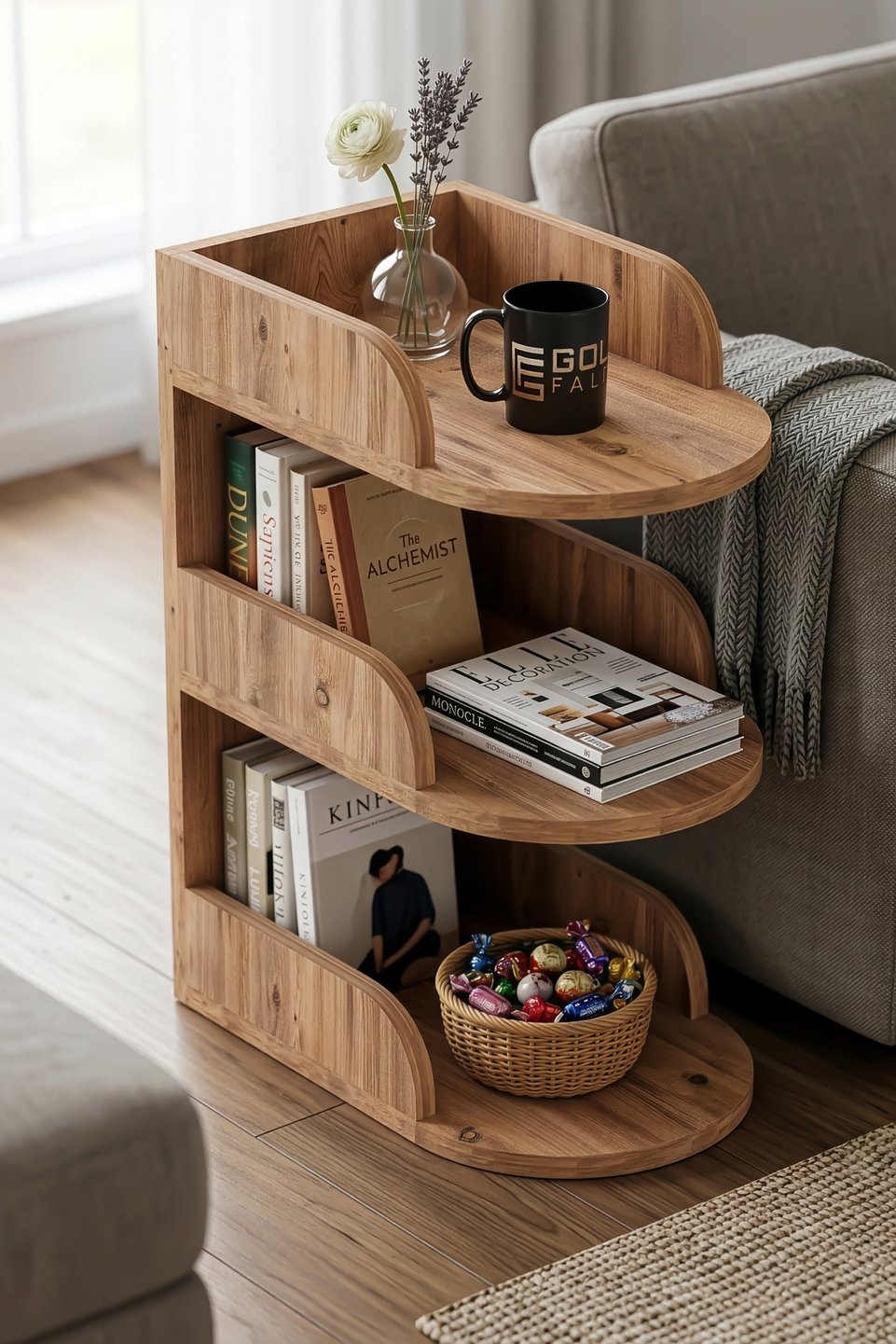 Table d'appoint – Marron