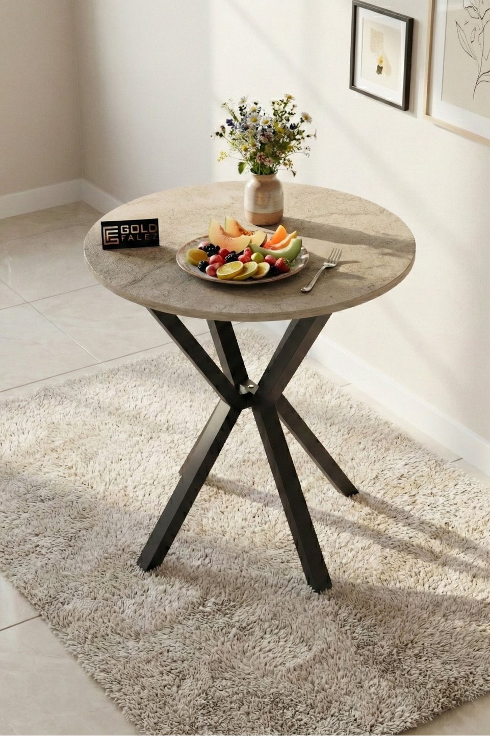 Table de cuisine – Écru