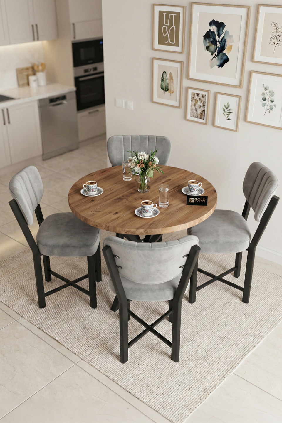 Elma Set tavolo da cucina 3