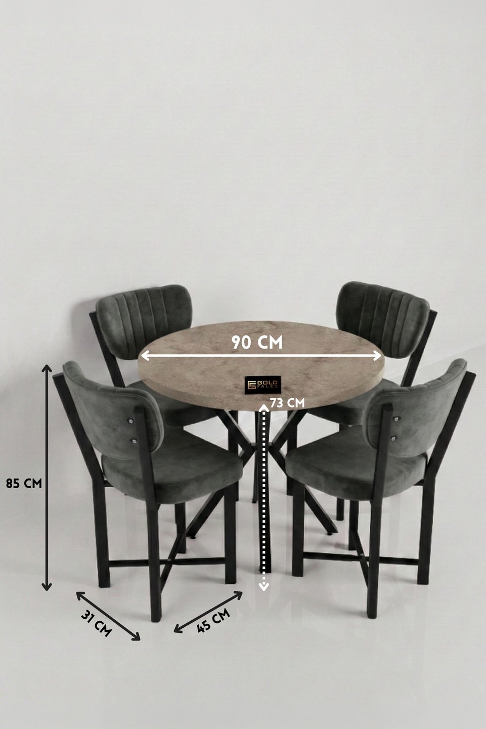 Elma Set tavolo da cucina 5