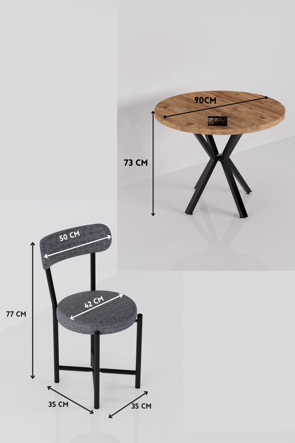 Teddy Conjunto de mesa de cocina 6