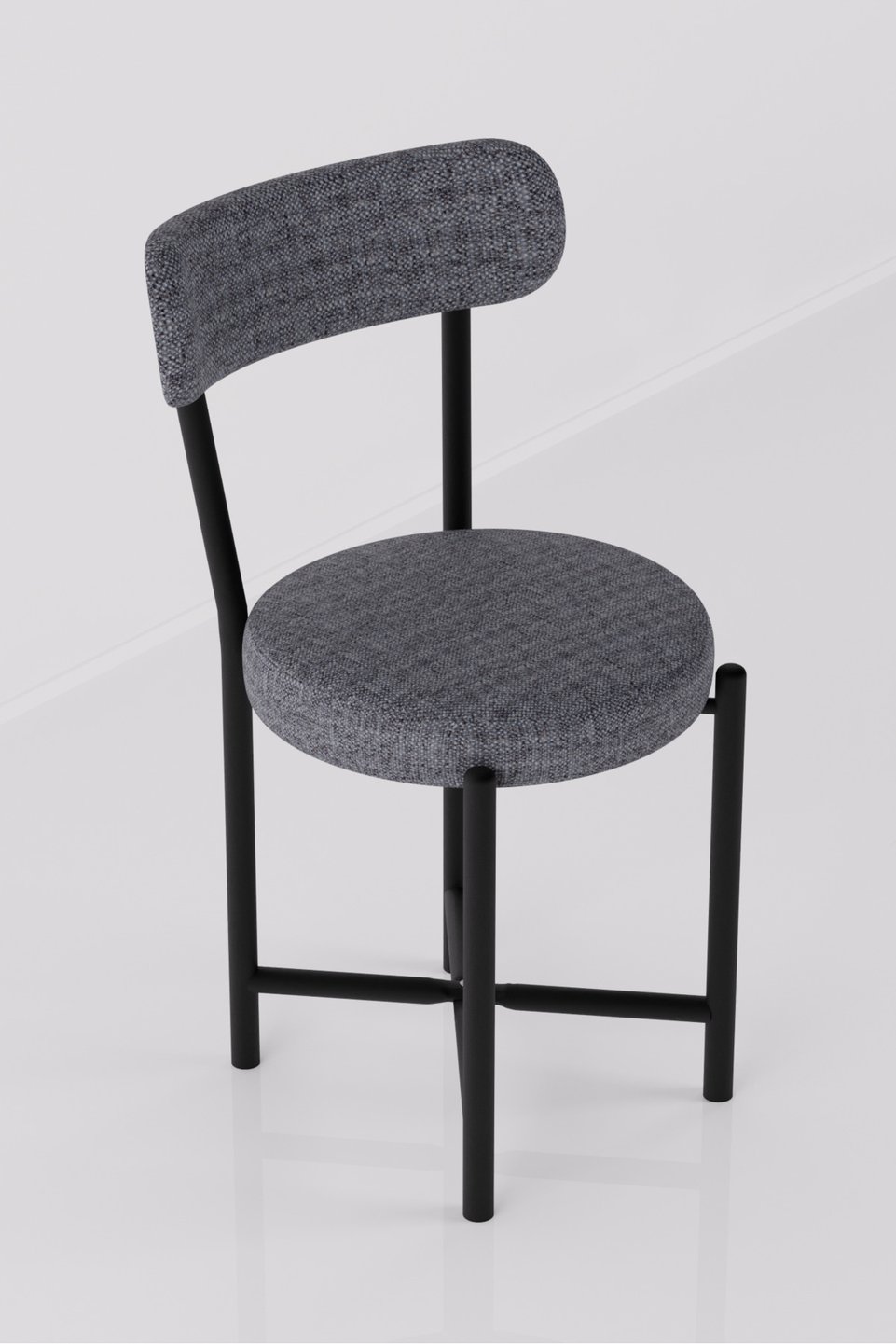 Teddy Silla de cocina con patas metálicas 3