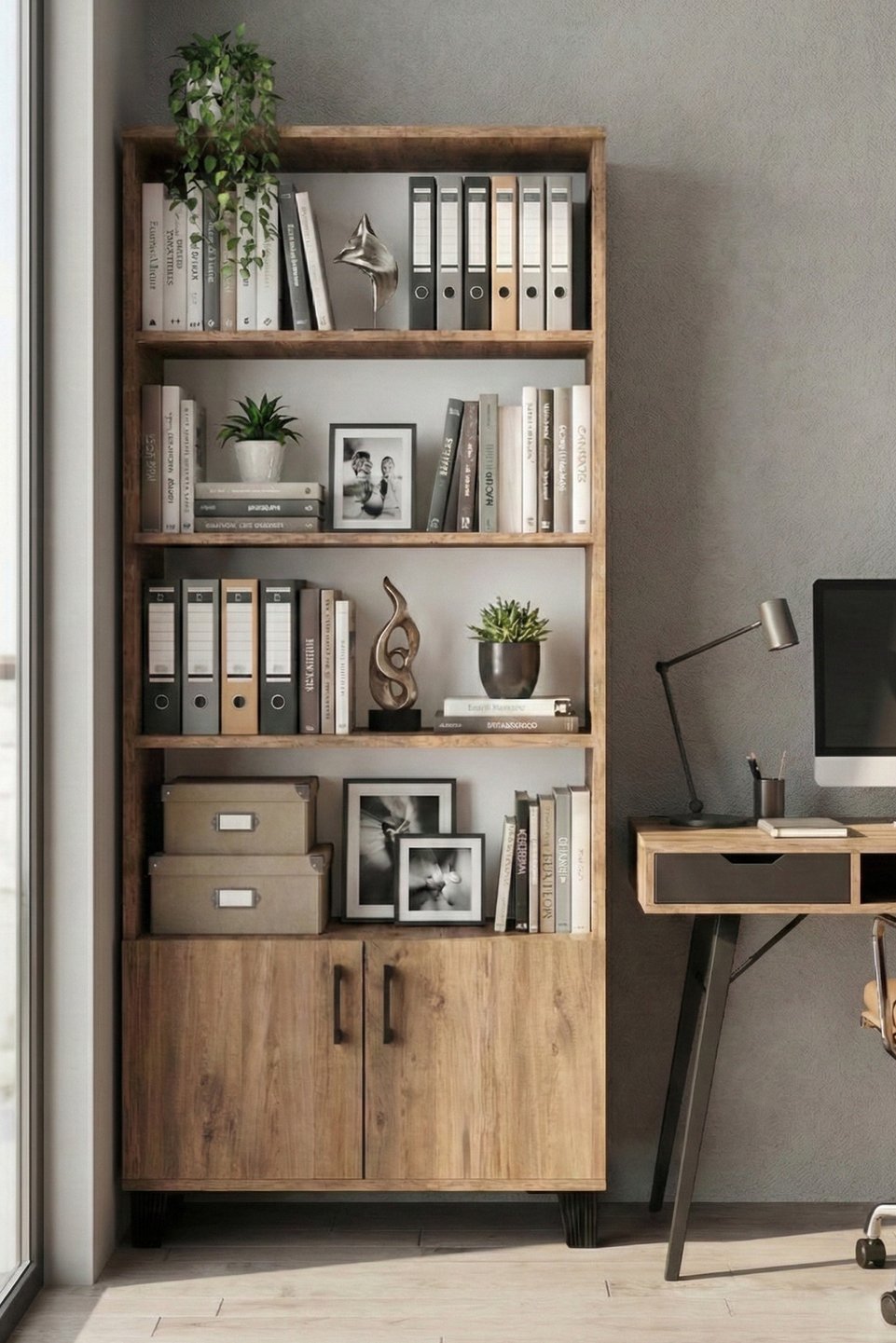 Libreria multiuso – Marrone