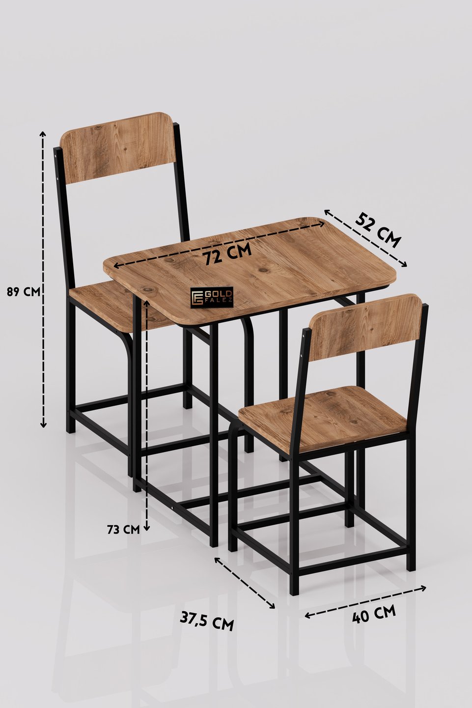 Minör Ensemble table et chaises de cuisine 2