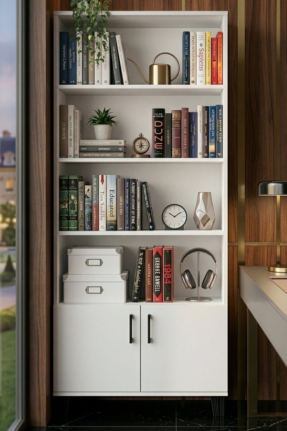 Libreria multiuso – Bianco