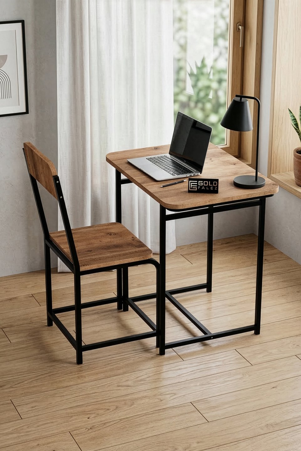 Bureau Minor Classic Coffee en panneau de particules mélaminé 2