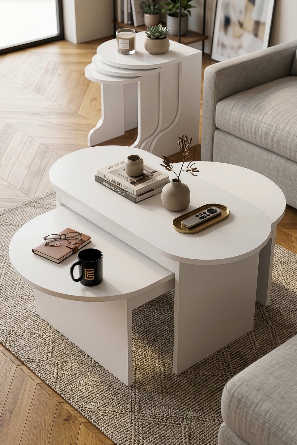Setro Set di tavolini da salotto 4