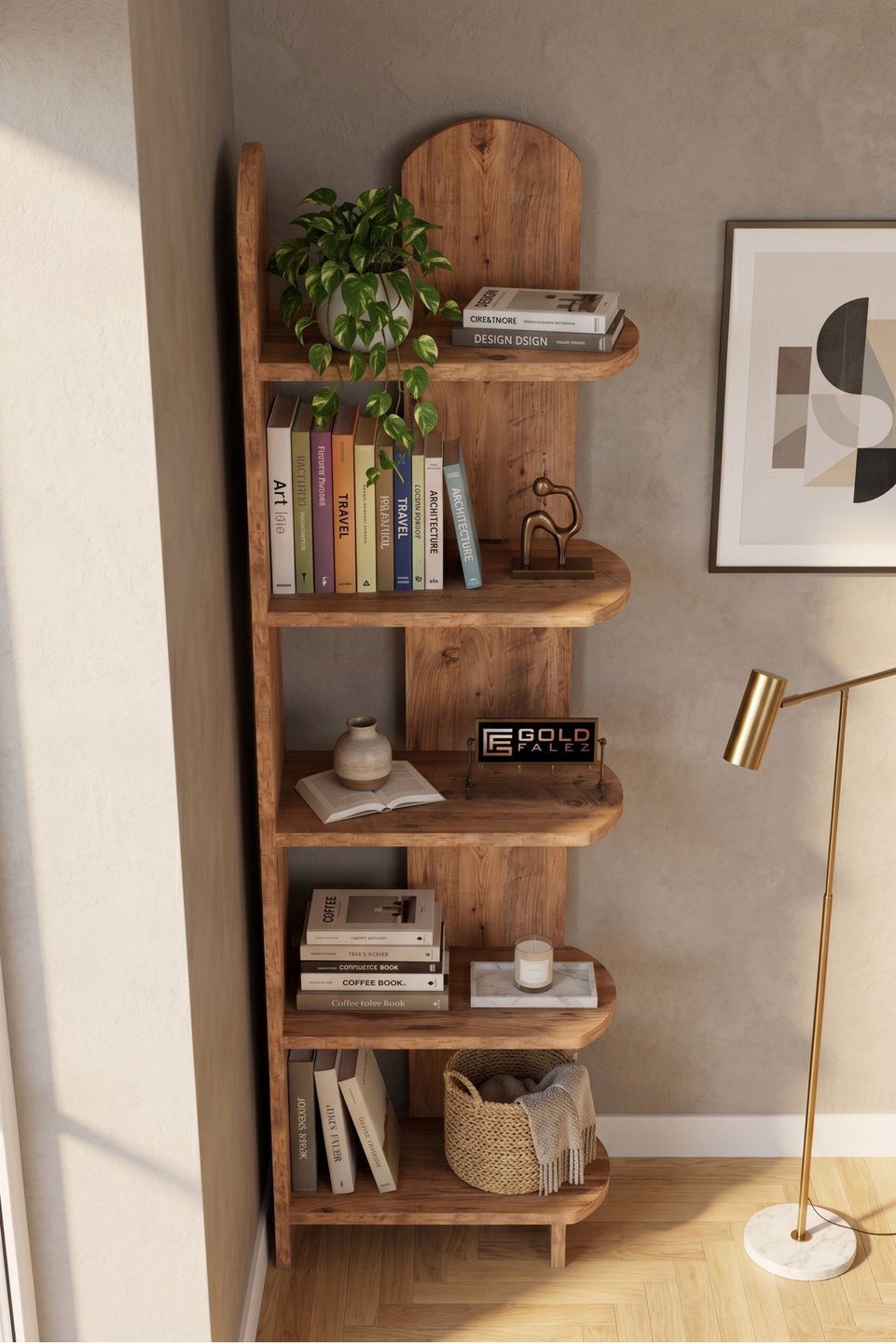 Setro 5-shelf Multipurpose Bookcase 2